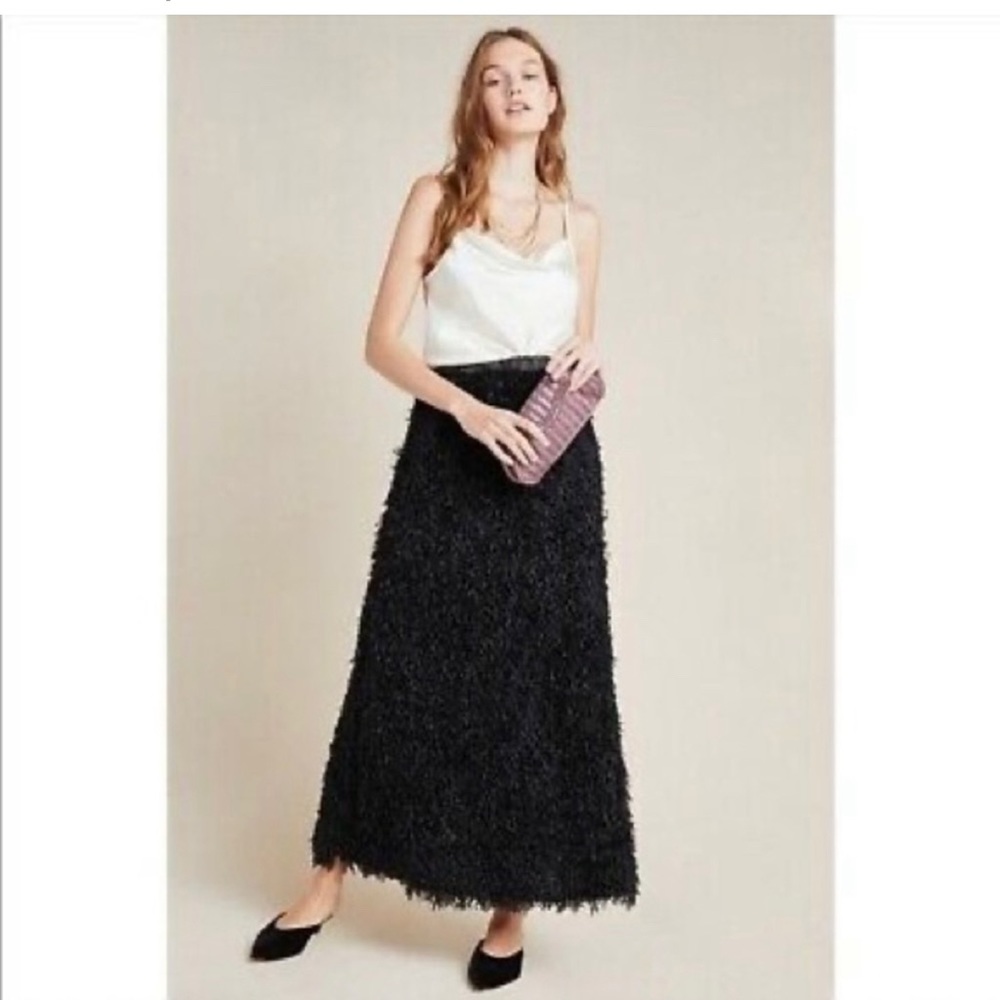 Anthropologie Sunday in Brooklyn Chantal Skirt size large with pockets holiday